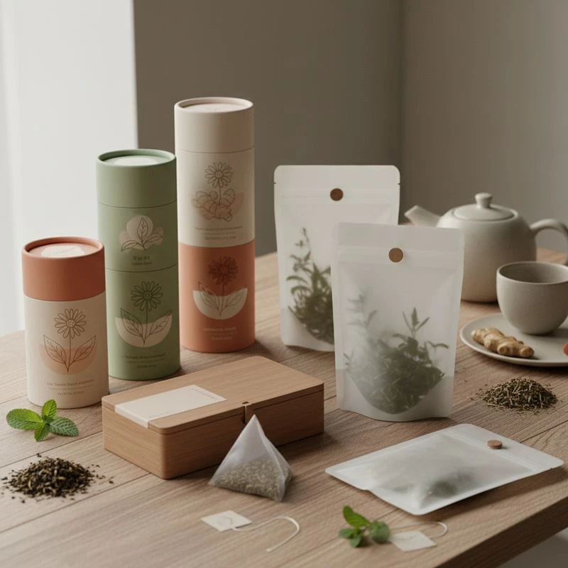 Custom Packaging for Tea and Herbal Brands