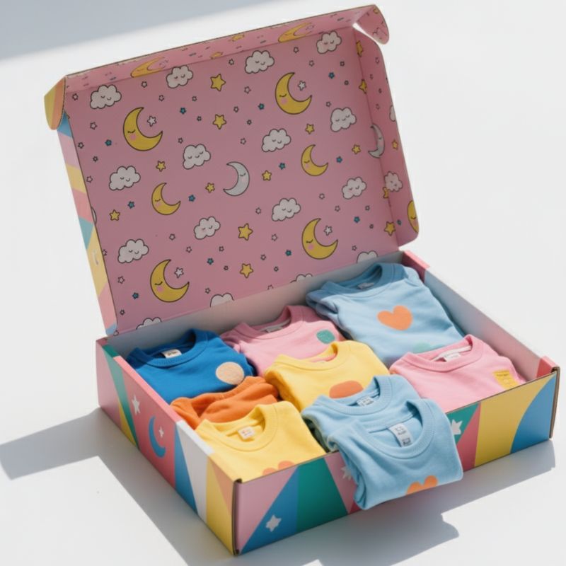 RB-201 Babykleidungs-Strukturkartonbox