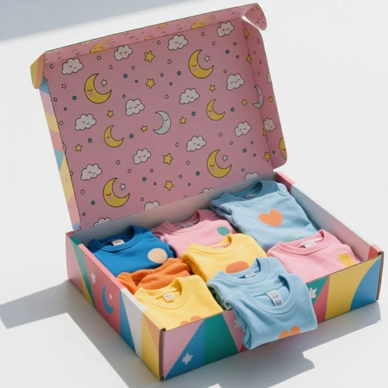 RB-201 Babykleidungs-Strukturkartonbox