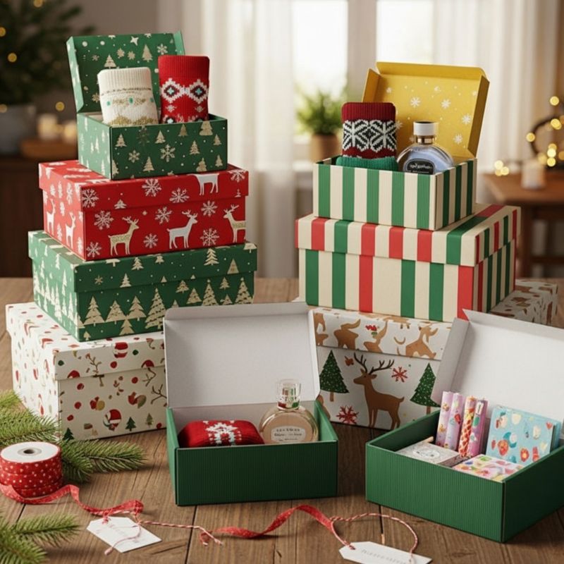 RB-211 Weihnachts-Stülpdeckelschachtel
