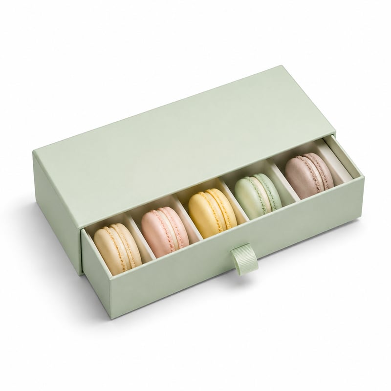Schubladenbox für Macarons