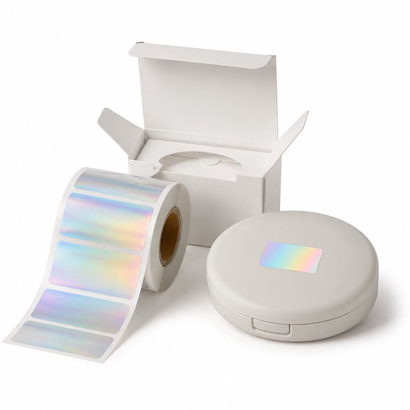Holografische Etiketten für Make-up