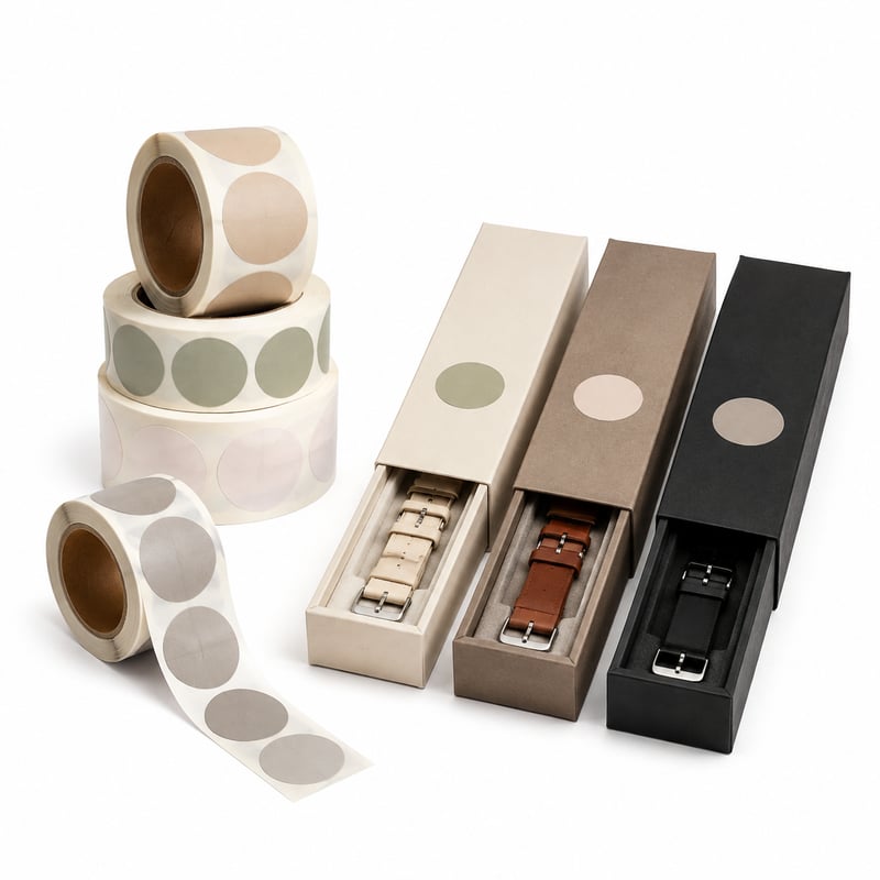 Größenetiketten für Uhrenarmbänder