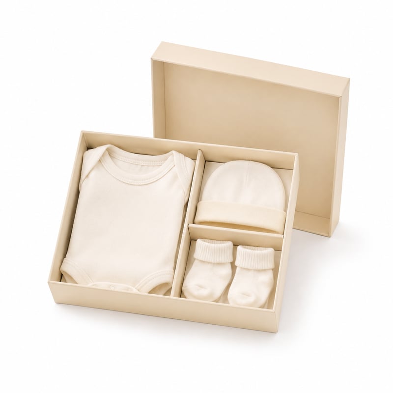 Geschenkbox für Babykleidung
