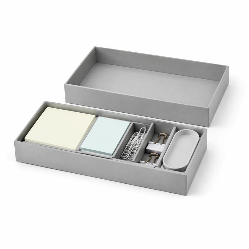Box für Schreibtischzubehör