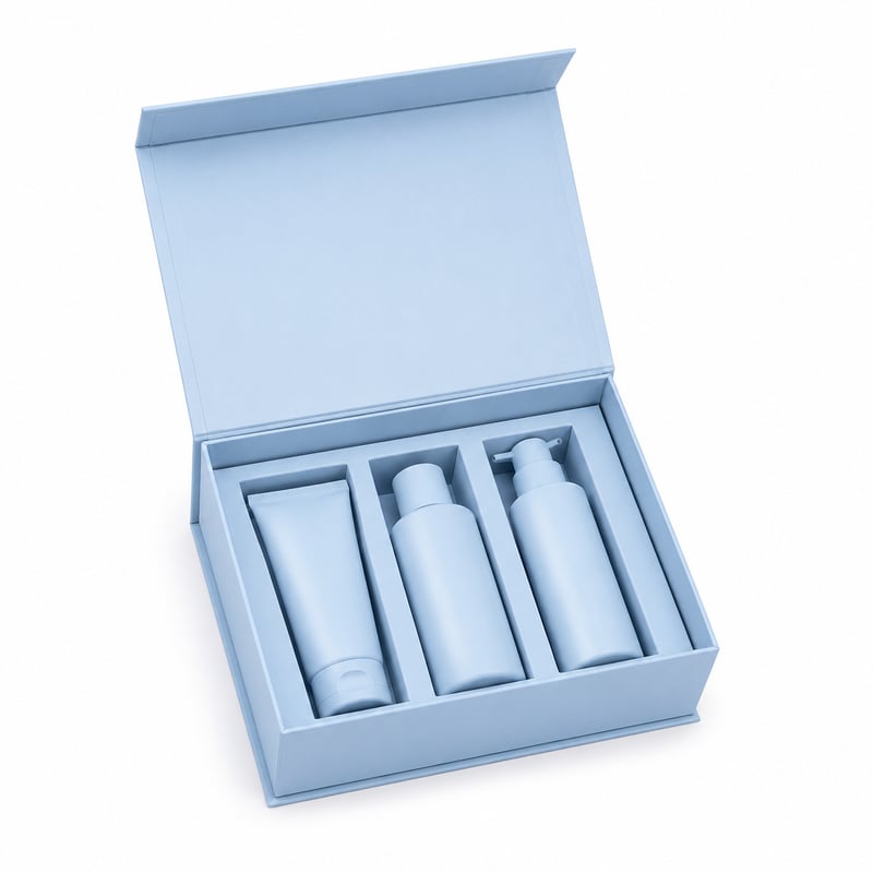 Starre Box für Hautpflegeroutine