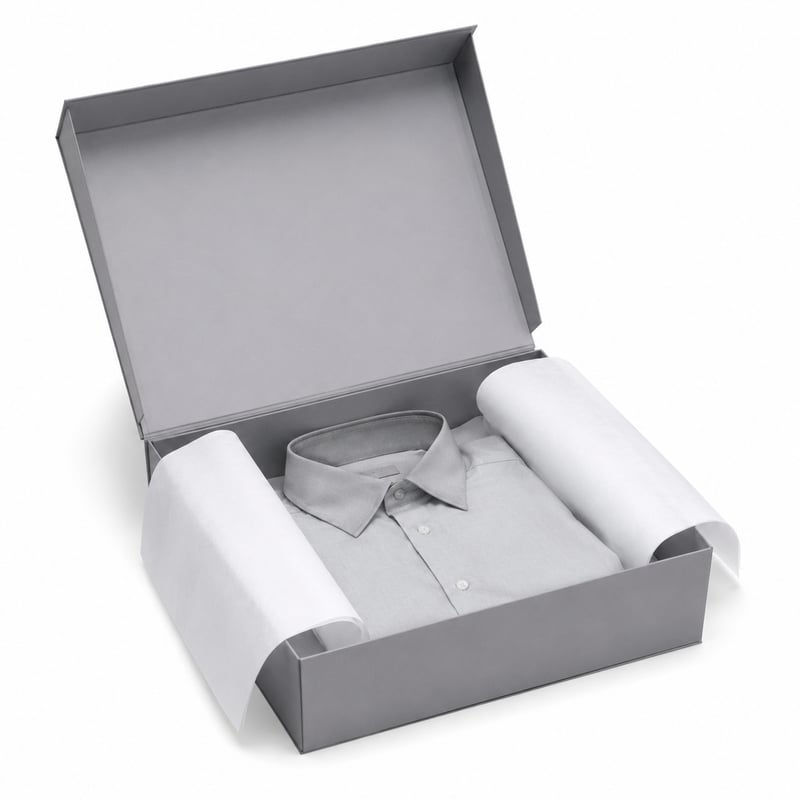 Starre Box für gefaltetes Hemd