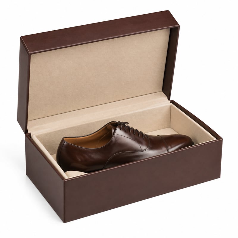 Stülpdeckelbox für Lederschuhe